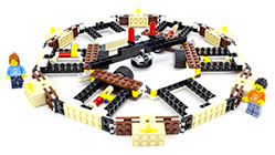 Nouveau LEGO Creator 10257 Le Manège : Le haut du plateau tournant