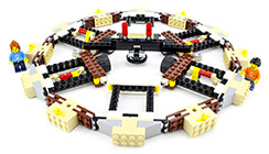 Nouveau LEGO Creator 10257 Le Manège : Le haut du plateau tournant