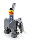 Nouveau LEGO Creator 10257 Le Manège : L'éléphant