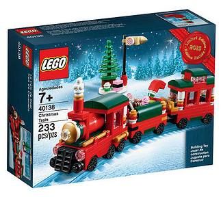 Le train de Noël LEGO