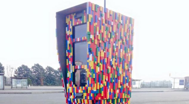 Un radar habillé en LEGO à Toulouse