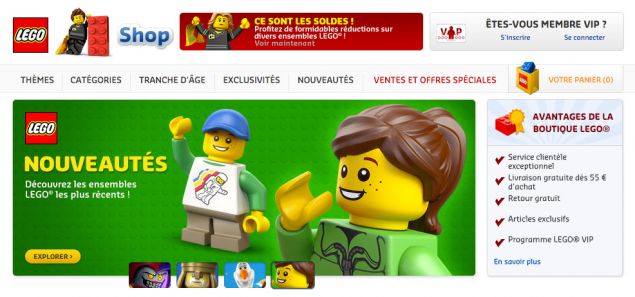 La boutique officielle LEGO, nouveau partenaire Avenue de la brique