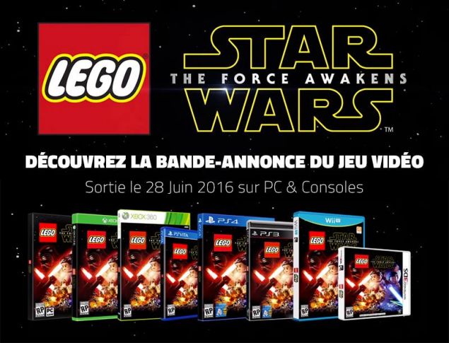 Bande Annonce du jeu vidéo LEGO Star Wars 7, Le re?veil de la Force