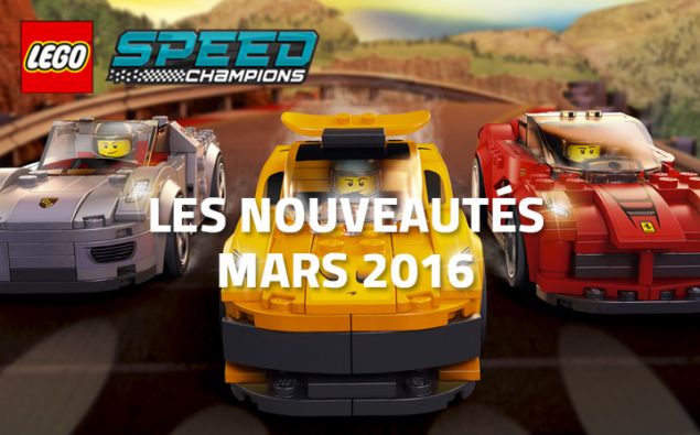Speed Champions, les nouveautés de mars 2016