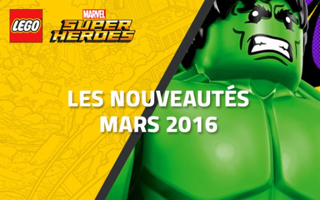 Marvel Super Heroes, les nouveautés de mars 2016	