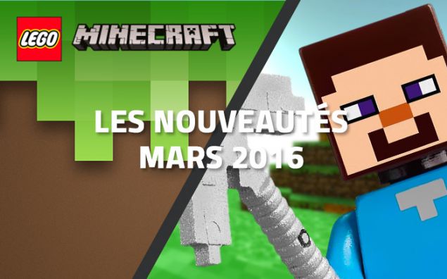 Minecraft, les nouveautés de mars 2016