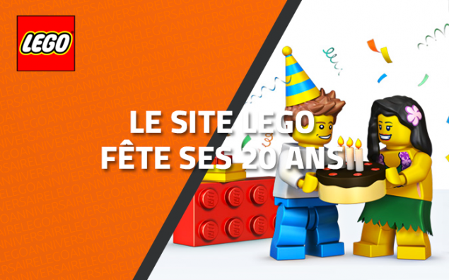 Le site LEGO fête ses 20 ans !