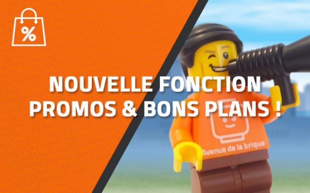 Nouvelle fonction : Promos & Bons plans LEGO