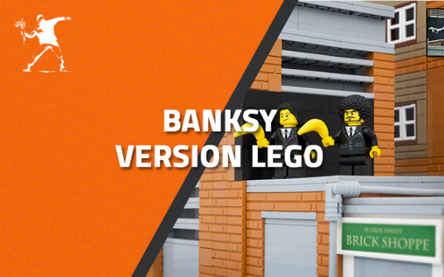 Bricksy, le Street Art de Banksy version LEGO