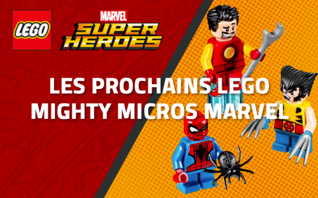 Les prochains LEGO Mighty Micros Marvel en Janvier 2017