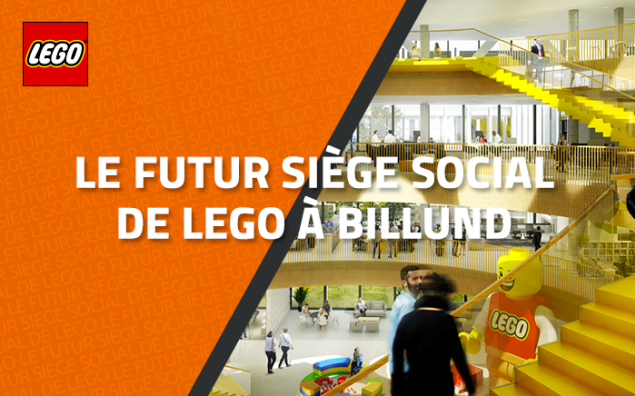 Le futur siège social de LEGO à Billund Le futur siège social de LEGO à Billund