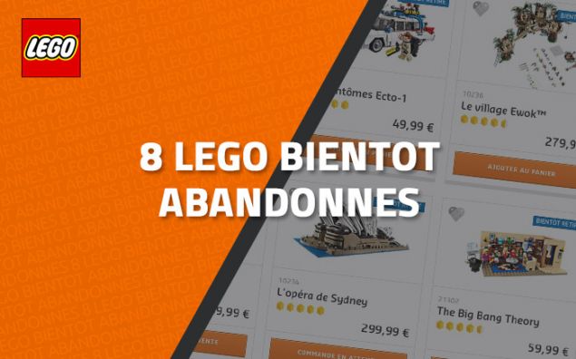 8 LEGO bientôt abandonnés