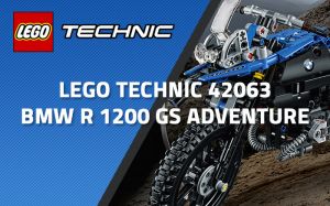 Nouveau LEGO Technic 42063 BMW R 1200 GS Adventure