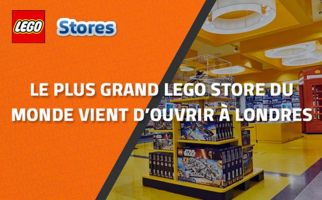 Le plus grand LEGO Store du monde vient d'ouvrir ses portes à Londres