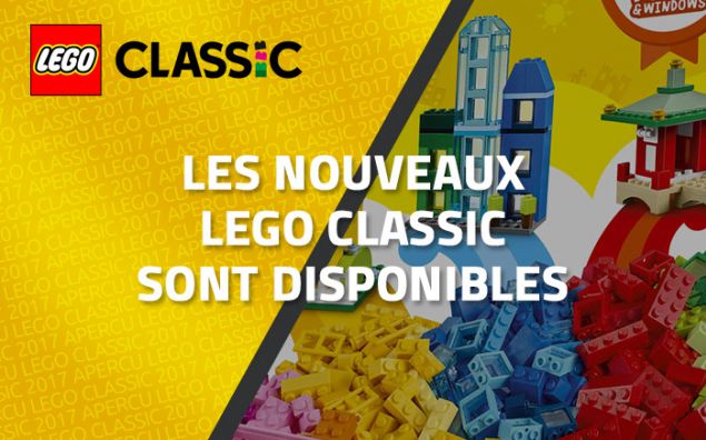Les nouveaux LEGO Classic de 2017 sont disponibles