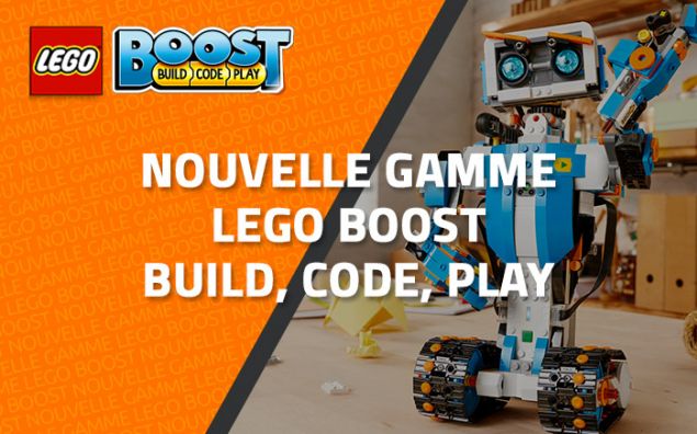 Nouvelle gamme LEGO Boost : Build, Code, Play