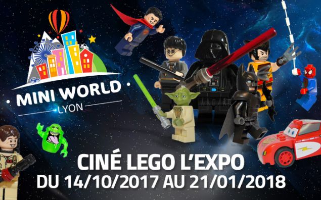 Ciné LEGO L'expo à Mini World LYON du 14/10/2017 au 21/01/2018