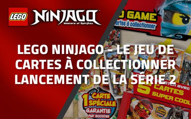 LEGO Ninjago, le jeu de cartes à collectionner, lancement de la série 2