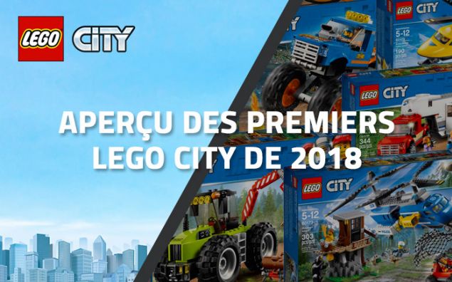 Aperçu des premiers LEGO City de 2018