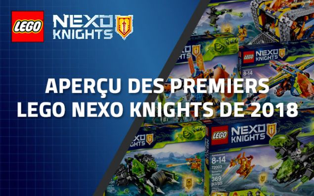 Aperçu des premiers LEGO Nexo Knights de 2018