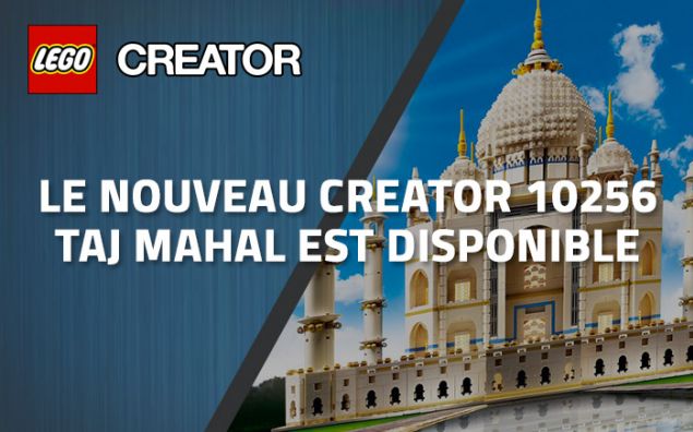 Le nouveau LEGO Creator 10256 Taj Mahal est disponible
