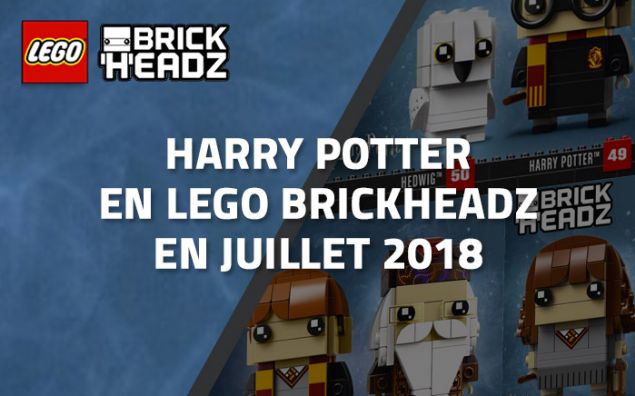 Harry Potter en LEGO BrickHeadz en Juillet 2018 Harry Potter en LEGO BrickHeadz en Juillet 2018