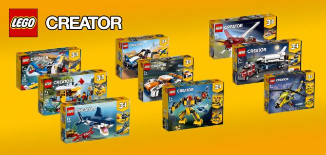 Aperçu des nouveaux LEGO Creator de 2019