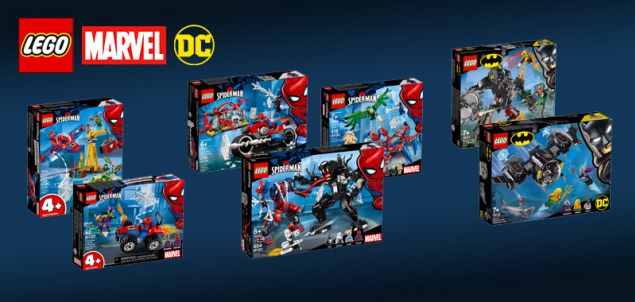 Aperçu des nouveaux LEGO Super Héros Marvel et DC de 2019