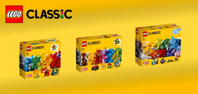 Aperçu des nouveaux LEGO Classic de 2019