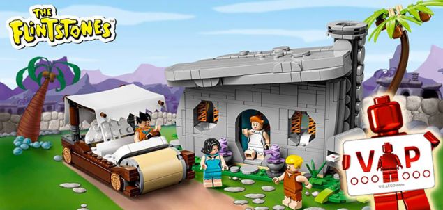 Nouveau LEGO Ideas 21316 The Flintstones disponible pour les membres VIP LEGO