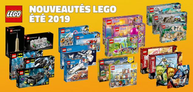 Aperçu des nouveautés LEGO été 2019