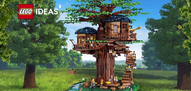 Nouveau LEGO Ideas 21318 La cabane dans l'arbre