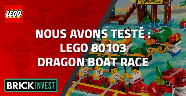 Review LEGO 80103 Dragon Boat Race, par BrickInvest