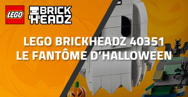 Nouveau LEGO BrickHeadz 40351 Le Fantôme d'Halloween