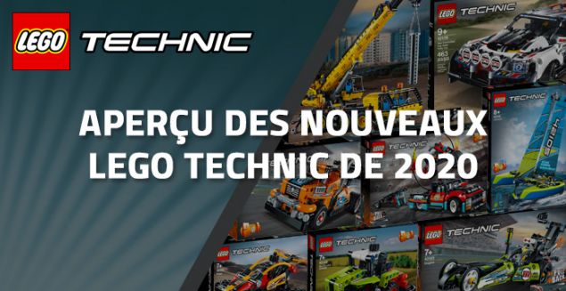 Aperçu des nouveaux LEGO Technic de 2020