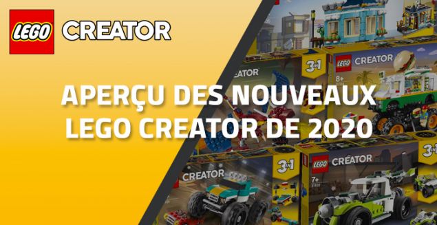 Aperçu des nouveaux LEGO Creator de 2020