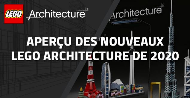 Aperçu des nouveaux LEGO Architecture de 2020