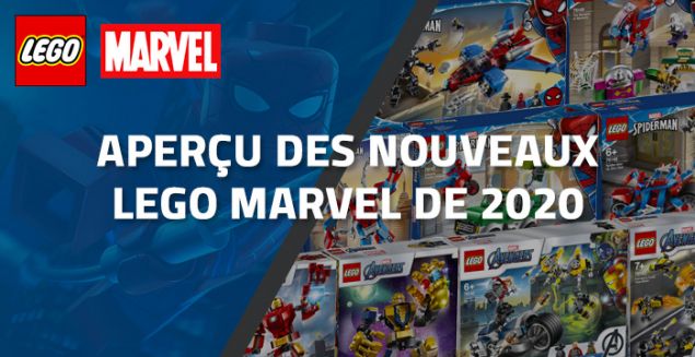 Aperçu des nouveaux LEGO Marvel de 2020