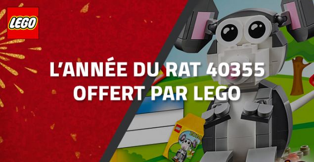 L'année du Rat 40355 offert par LEGO