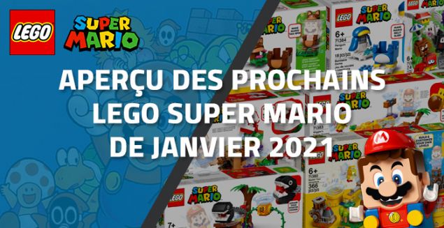 Aperçu des prochains LEGO Super Mario de Janvier 2021