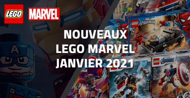Aperçu des nouveaux LEGO Marvel de Janvier 2021