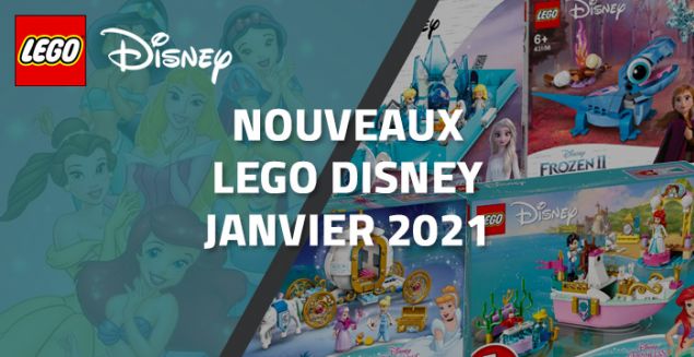 Aperçu des nouveaux LEGO Disney de Janvier 2021