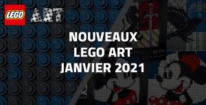 Aperçu des nouveaux LEGO Art de Janvier 2021