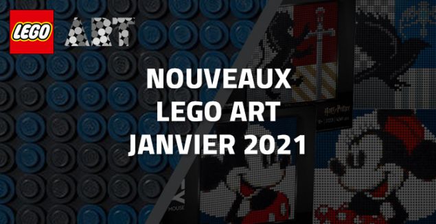 Aperçu des nouveaux LEGO Art de Janvier 2021