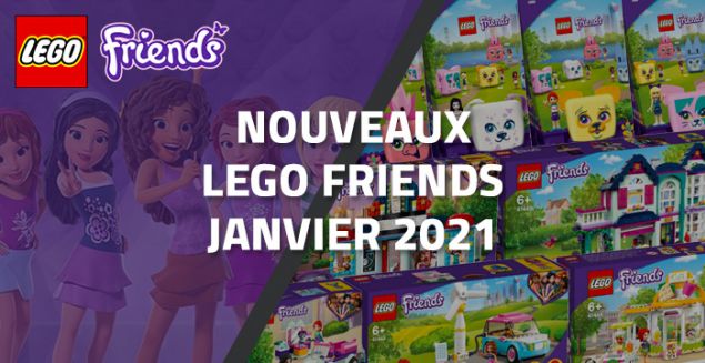 Aperçu des nouveaux LEGO Friends de Janvier 2021