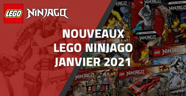 Aperçu des nouveaux LEGO Ninjago de Janvier 2021