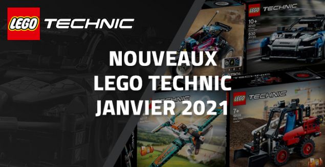 Aperçu des nouveaux LEGO Technic de Janvier 2021
