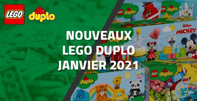 Aperçu des nouveaux LEGO Duplo de Janvier 2021