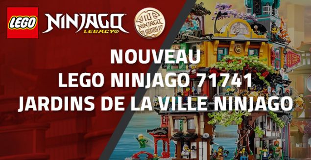 Nouveau LEGO Ninjago 71741 Les jardins de la ville Ninjago