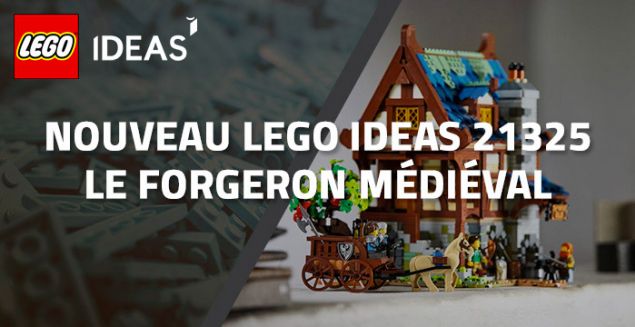 Nouveau LEGO Ideas 21325 Le forgeron médiéval
